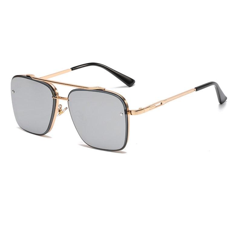 Lunettes de soleil homme Gold Silver As Picture