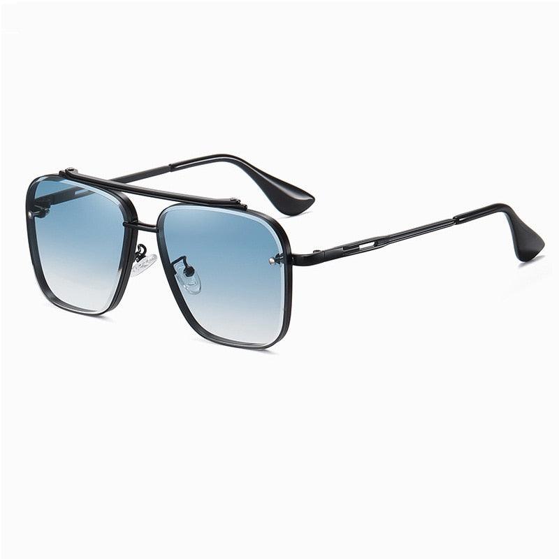 Lunettes de soleil homme Black Blue As Picture