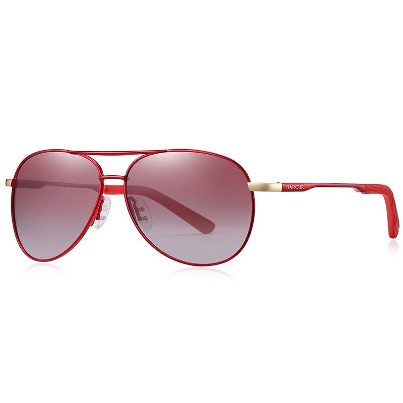 Lunettes de soleil polarisées BARCUR pour homme et femme Red Gradient BARCUR