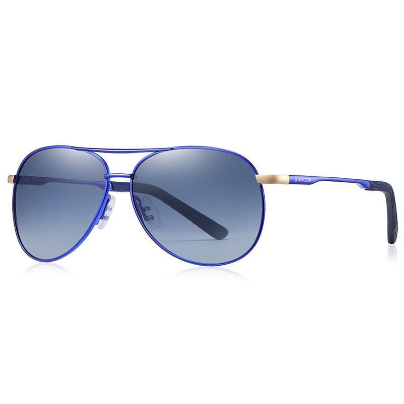 Lunettes de soleil polarisées BARCUR pour homme et femme Blue Gradient BARCUR