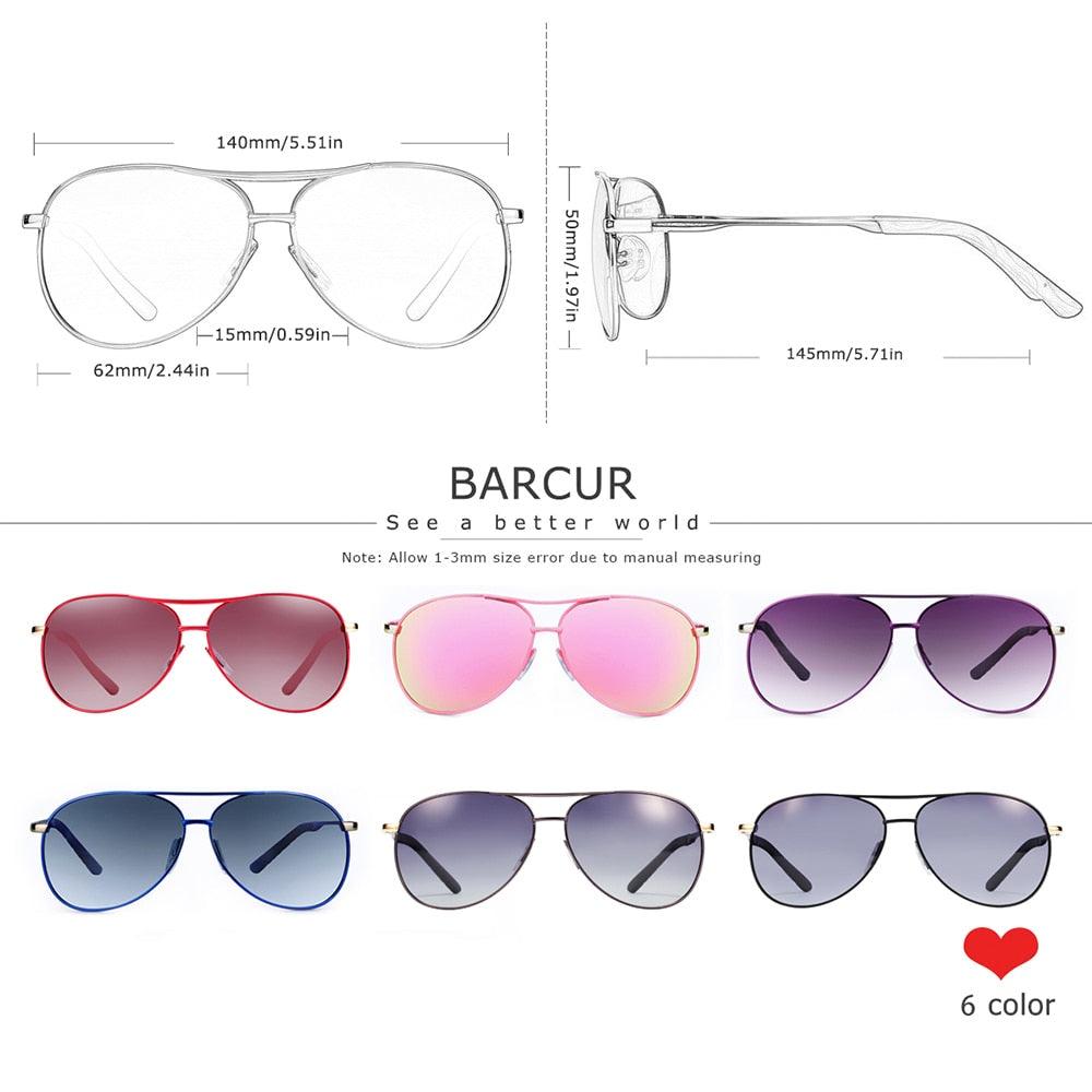Lunettes de soleil polarisées BARCUR pour homme et femme