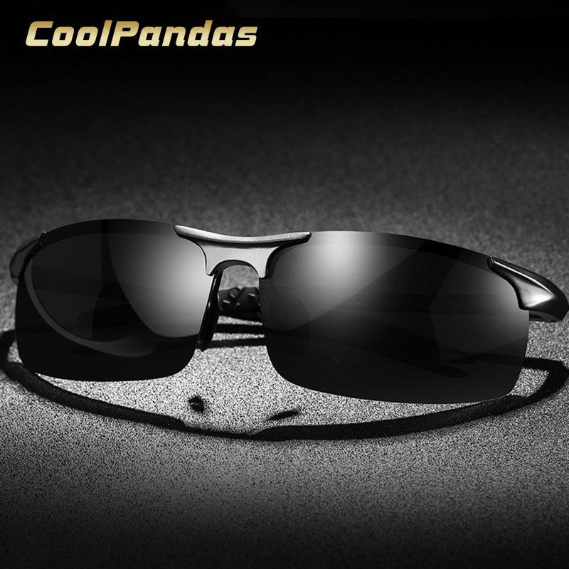 Lunettes de soleil polarisées pour homme en aluminium-magnésium