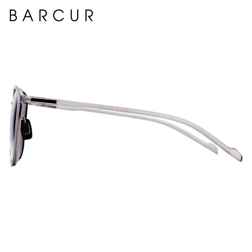 Lunettes de soleil polarisées rondes BARCUR pour homme et femme