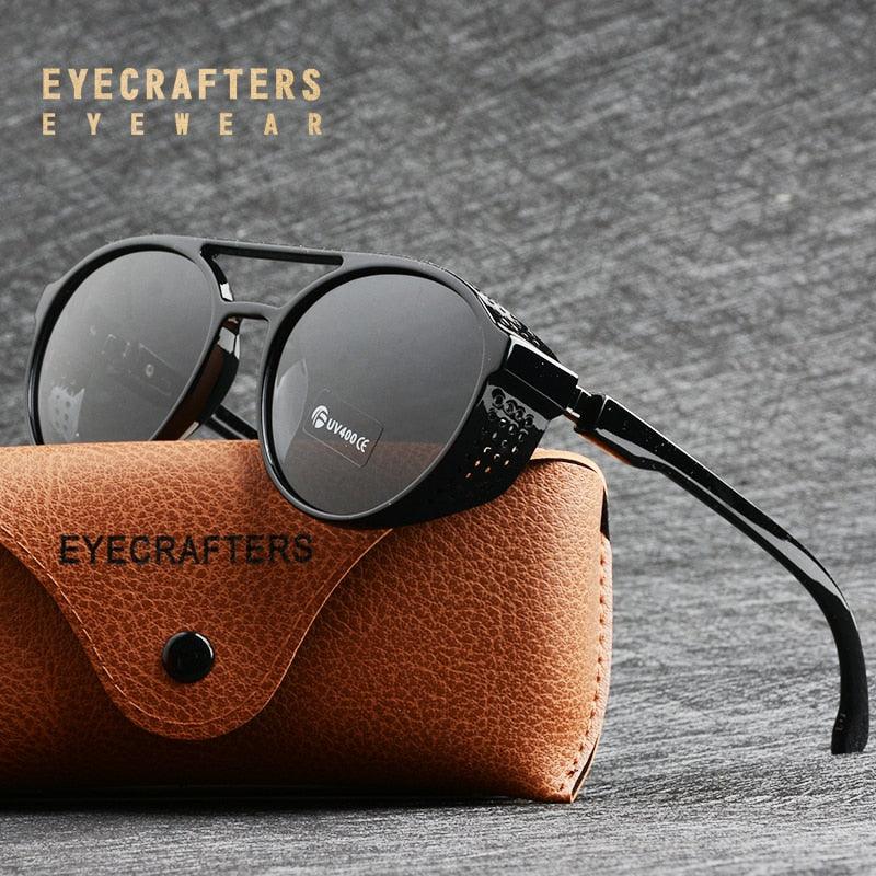 Lunettes de soleil, polarisées, rondes, rétro, Eyecrafters