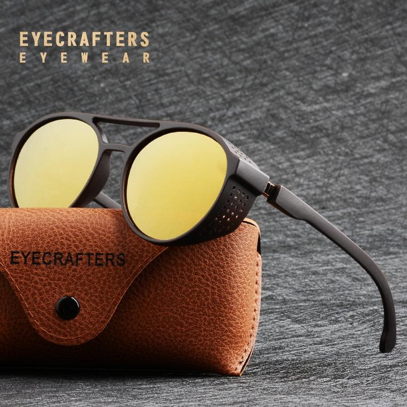 Lunettes de soleil, polarisées, rondes, rétro, Eyecrafters