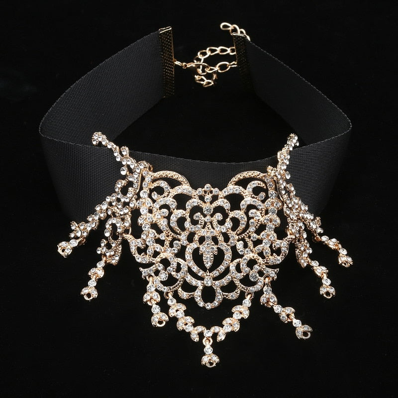 Luxury Rhinestone Choker - Collier Femme - AOMshop