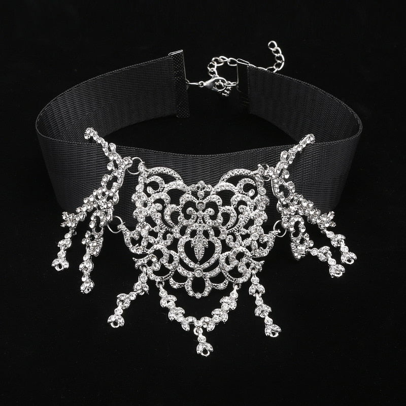 Luxury Rhinestone Choker - Collier Femme - AOMshop