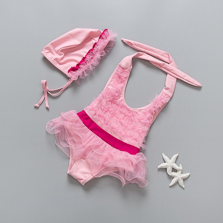 "Maillot de Bain Fille 2021 | Bikini Enfant avec Volants et Dentelle | AOMshop" 16056