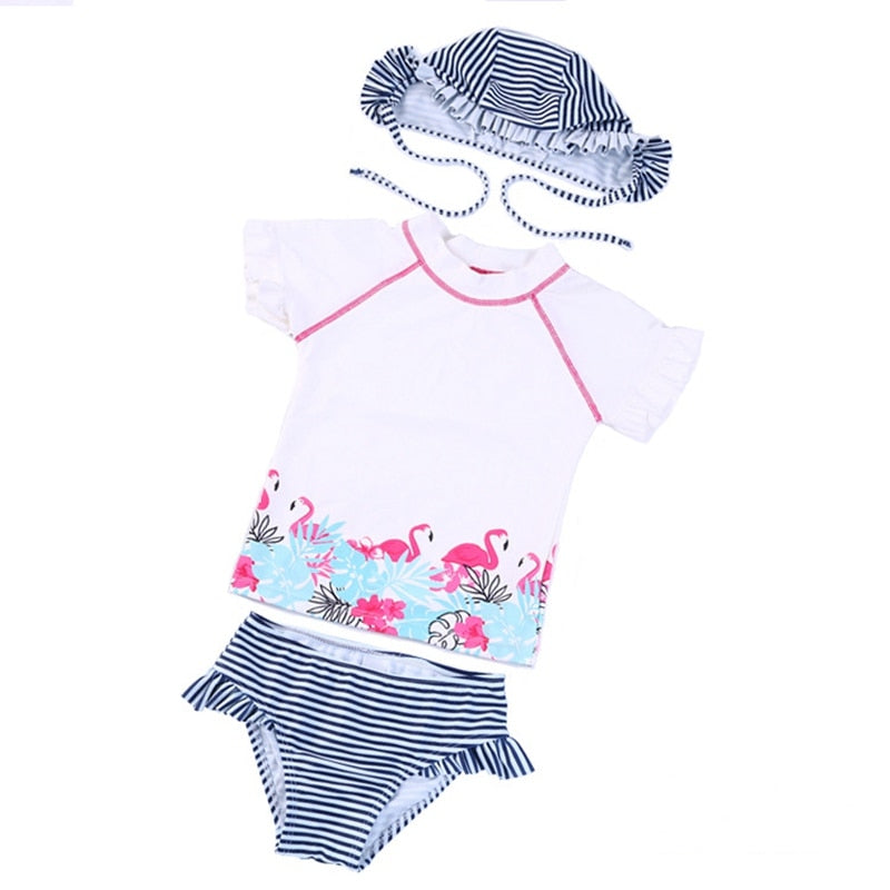 "Maillot de Bain Fille 2021 | Bikini Enfant avec Volants et Dentelle | AOMshop" 88052