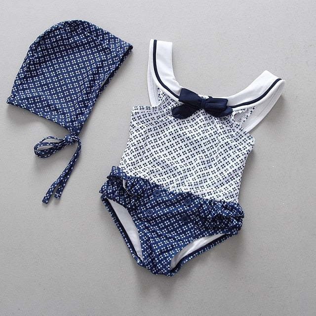 "Maillot de Bain Fille 2021 | Bikini Enfant avec Volants et Dentelle | AOMshop" 17068