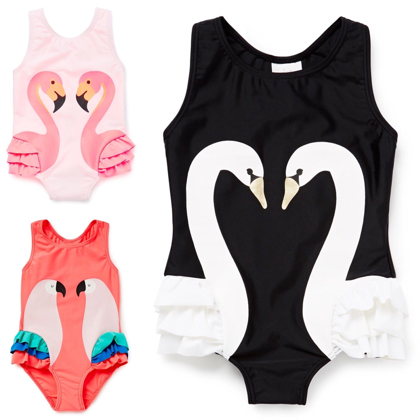 "Maillot de bain fille une pièce avec motif cartoon - AOMshop"