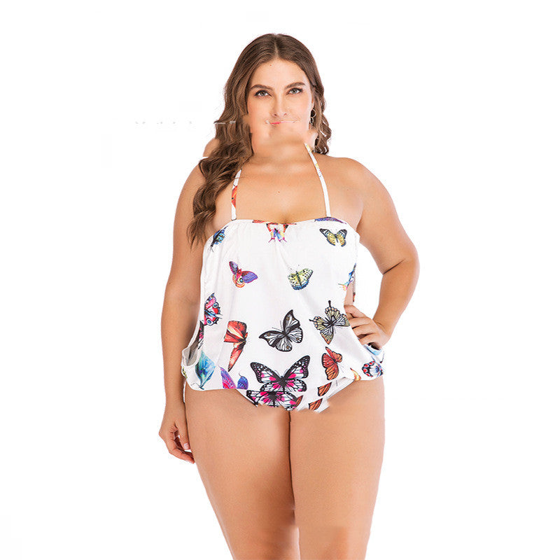 Maillot de bain une pièce imprimé grande taille pour femmes sexy