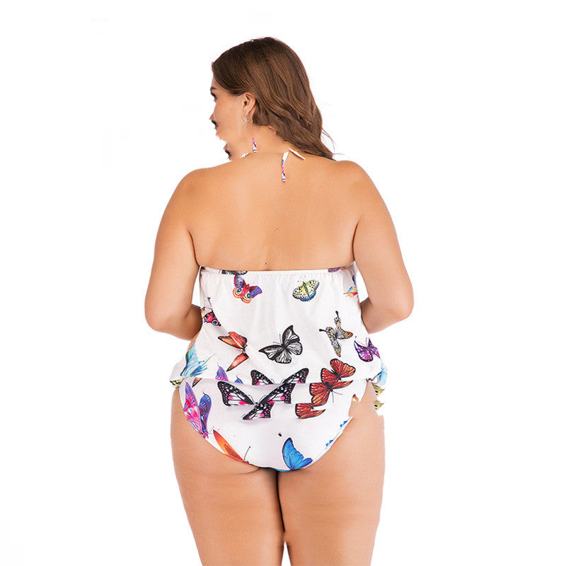 Maillot de bain une pièce imprimé grande taille pour femmes sexy