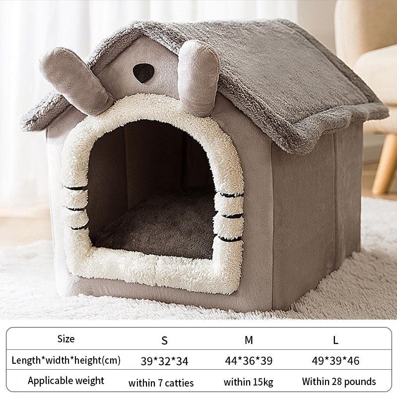 "Maison de lit pliable pour animaux de compagnie - Chien, Chat, Chiot" Long-eared cat