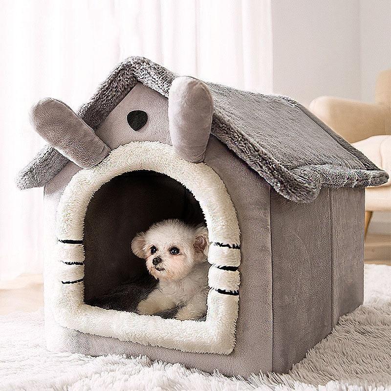 "Maison de lit pliable pour animaux de compagnie - Chien, Chat, Chiot"