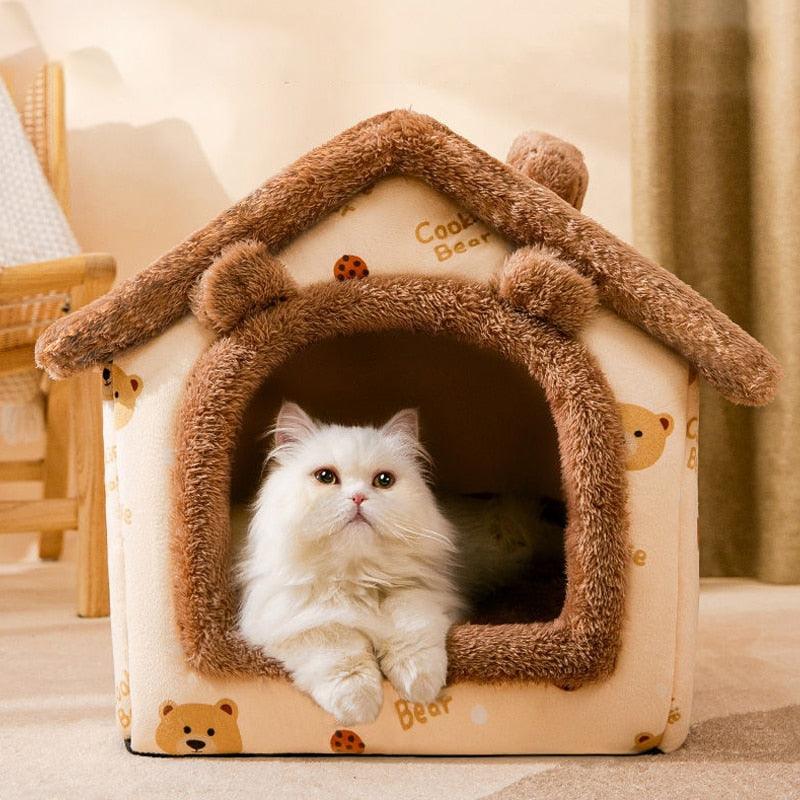 "Maison de lit pliable pour animaux de compagnie - Chien, Chat, Chiot"