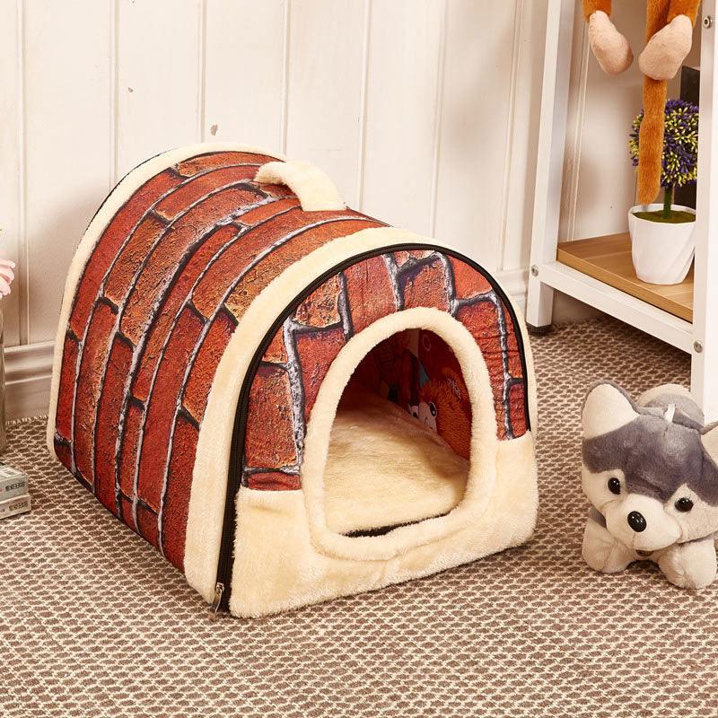 Maison pour chien et chat, lit pour animaux de compagnie 01