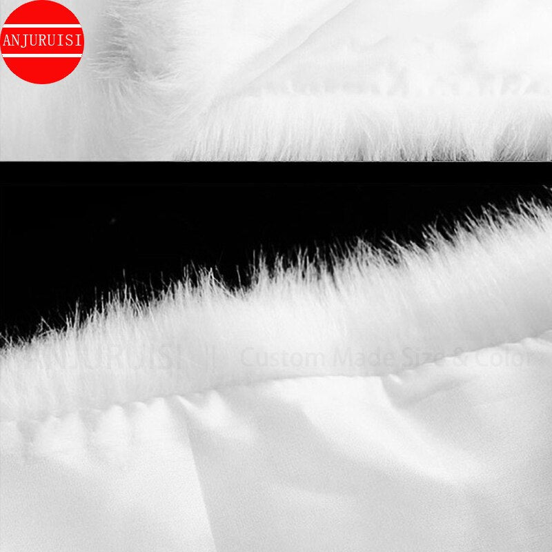 Manteau en fausse fourrure pour mariage | AOMshop