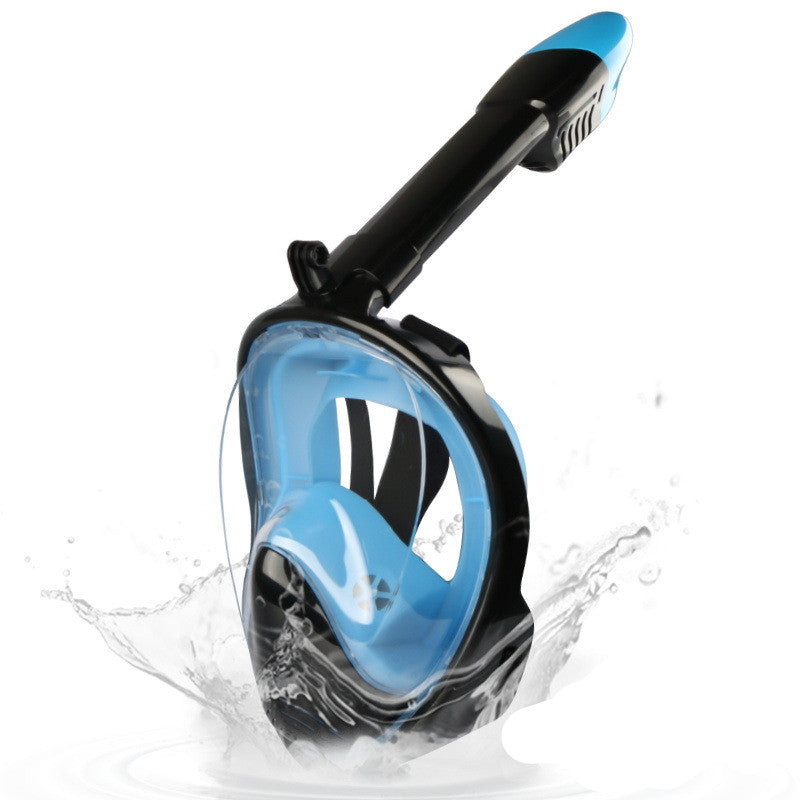 Masque de plongée intégral Full Dry sur AOMshop Light blue