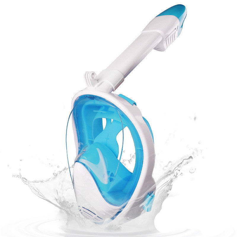Masque de plongée intégral Full Dry sur AOMshop blue