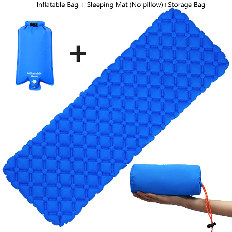 "Matelas gonflable pour camping - Ultra-léger et étanche" 3 PC Set (No Pillow) One Seat