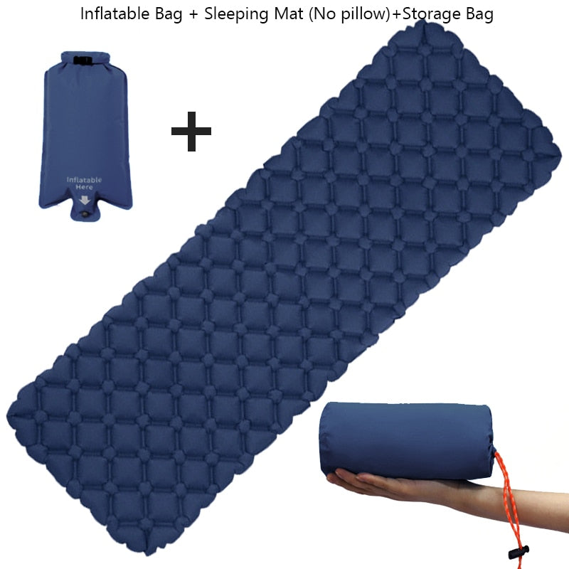 "Matelas gonflable pour camping - Ultra-léger et étanche" 3 PC Set (No Pillow) 1 One Seat