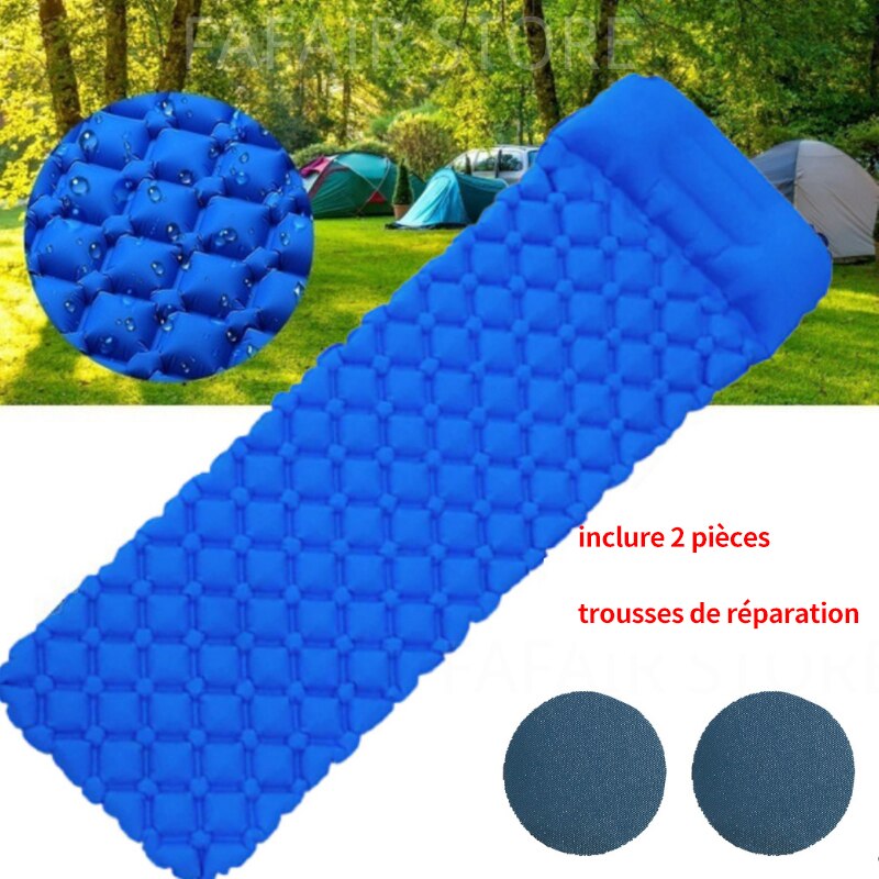 "Matelas gonflable pour camping - Ultra-léger et étanche"