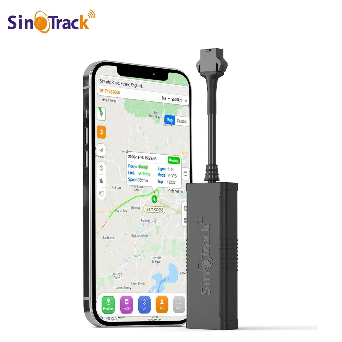 Mini GPS Tracker ST-901M pour véhicules - Localisation en temps réel via GSM