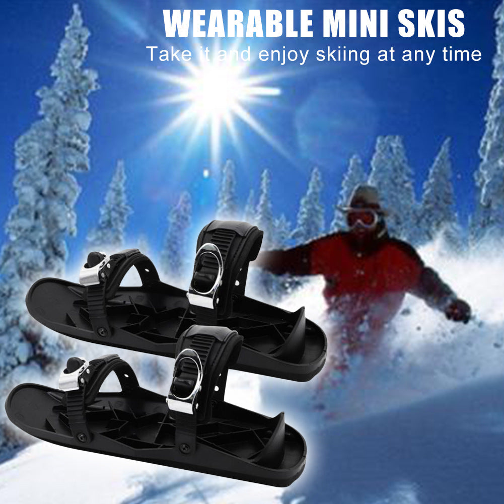 Mini Ski Skates Portable Short Skiboard - AOMshop A generation of thick boxed