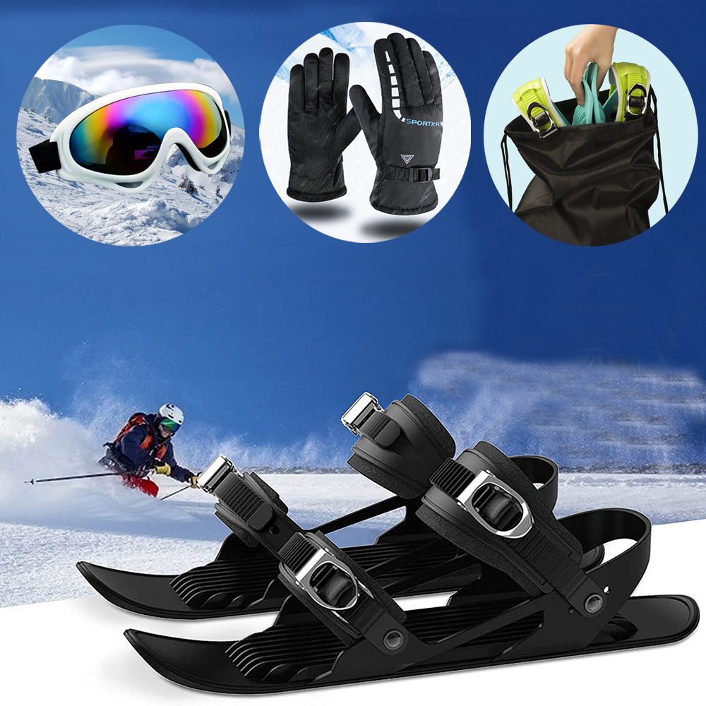 Mini Ski Skates Portable Short Skiboard - AOMshop 21cool suits