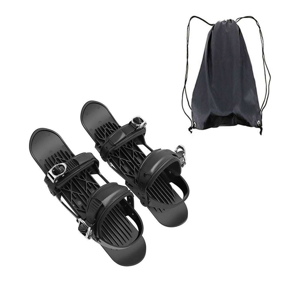 Mini Ski Skates Portable Short Skiboard - AOMshop 2021black Bagged