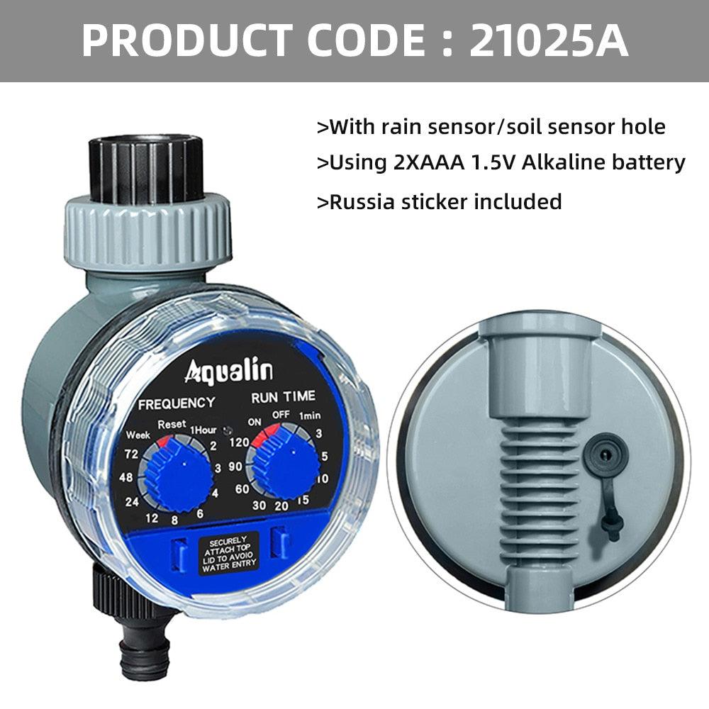 Minuterie d'eau de jardin robinet à tournant sphérique minuterie d'arrosage électronique automatique maison jardin minuterie d'irrigation système de contrôleur #21025 Aomshop