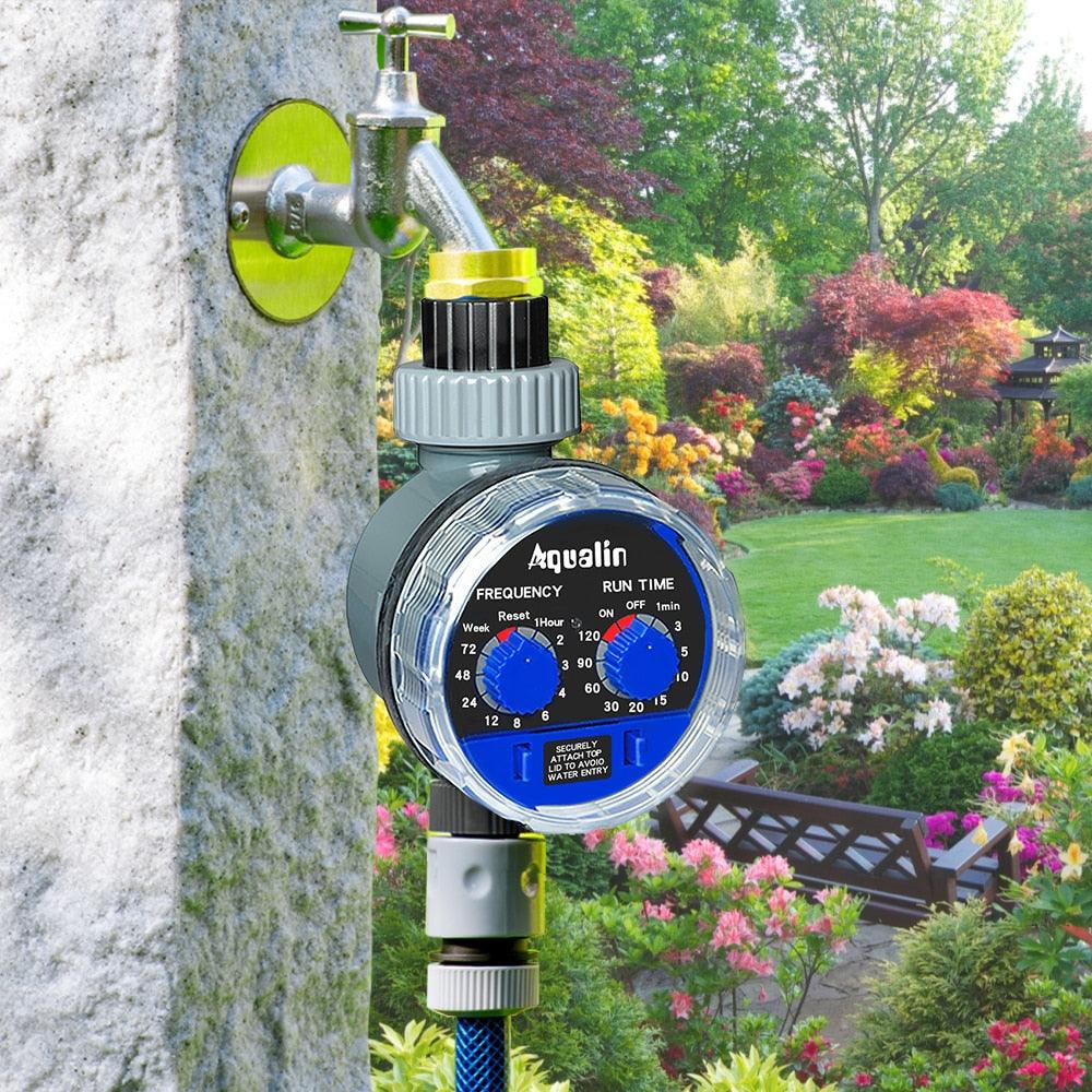 Minuterie d'eau de jardin robinet à tournant sphérique minuterie d'arrosage électronique automatique maison jardin minuterie d'irrigation système de contrôleur #21025 Aomshop