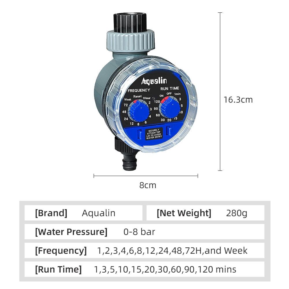 Minuterie d'eau de jardin robinet à tournant sphérique minuterie d'arrosage électronique automatique maison jardin minuterie d'irrigation système de contrôleur #21025 Aomshop