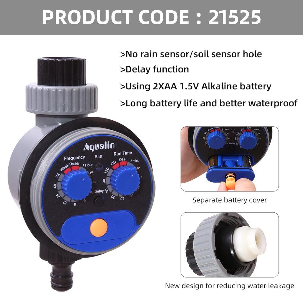 Minuterie d'eau de jardin robinet à tournant sphérique minuterie d'arrosage électronique automatique maison jardin minuterie d'irrigation système de contrôleur #21025 Aomshop