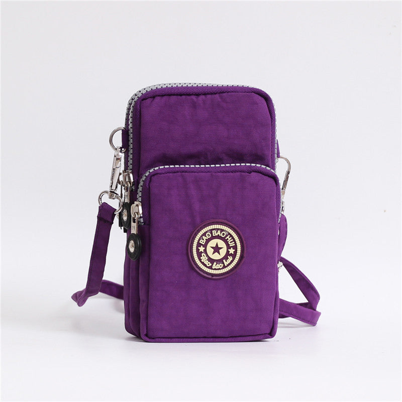 Sac à bandoulière pour téléphone portable, monnaie, mini sac | AOMshop Purple