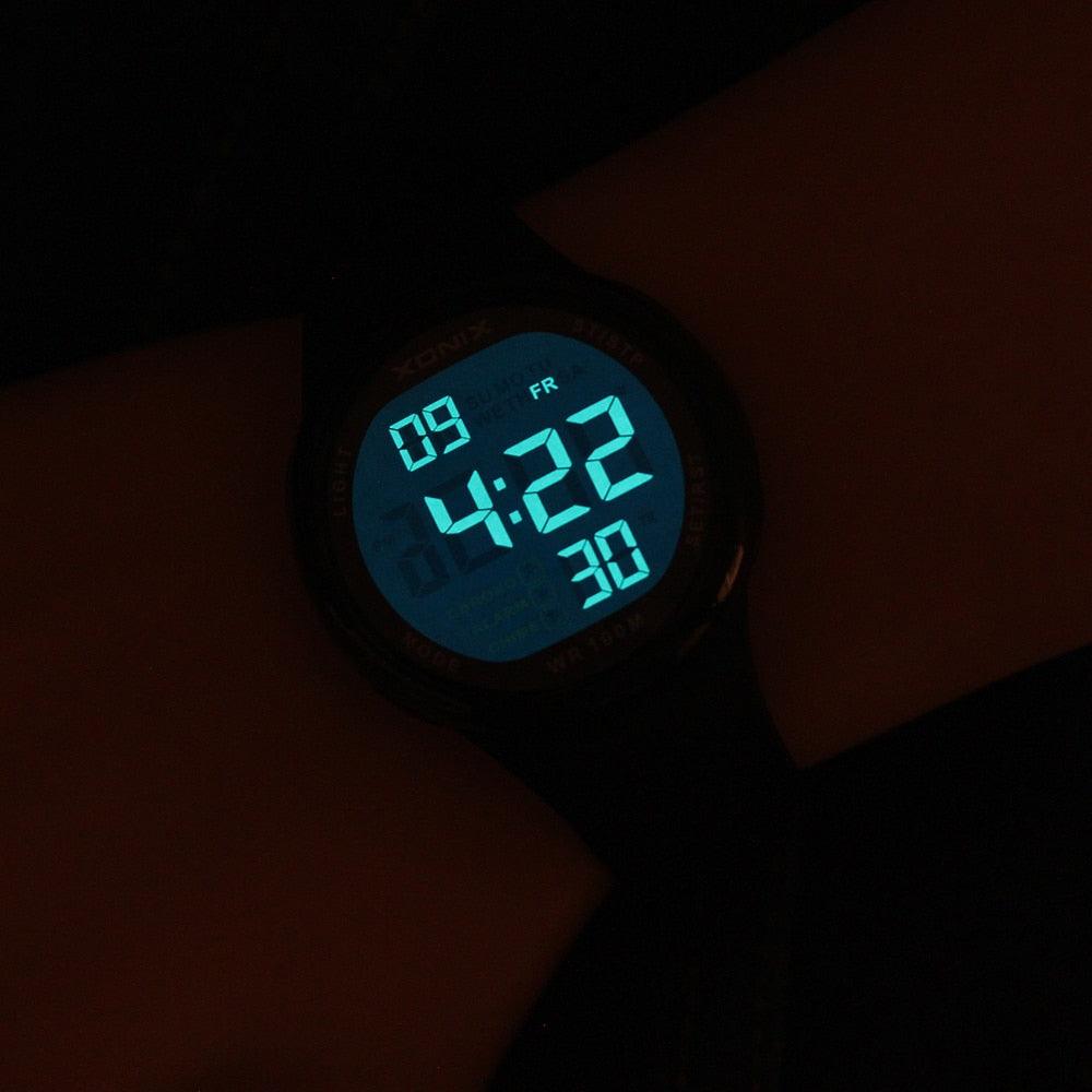 "Montre de sport étanche 100m pour homme - montre numérique pour natation et plongée"