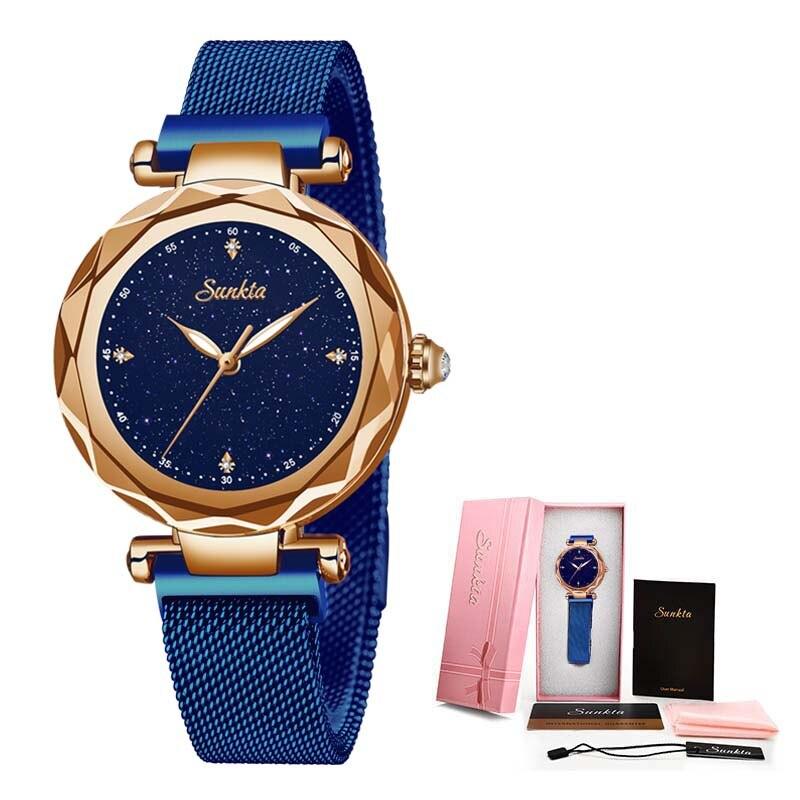 Montre femme étanche or et argent