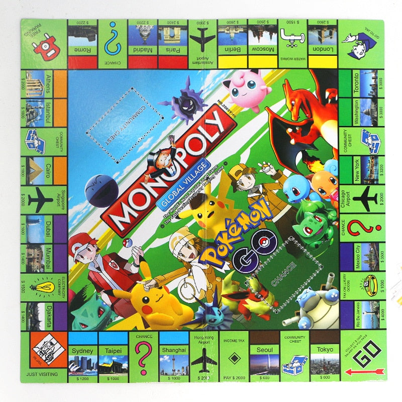 "Nouveau jeu de société Pokemon en anglais - Achetez chez AOMshop"