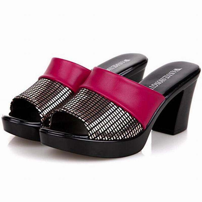 "Nouveaux sandales femme 2023 en cuir véritable - AOMshop"