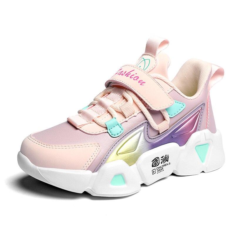 "Nouvelles chaussures de sport pour enfants : baskets garçon/fille printemps mode" 3301 pink