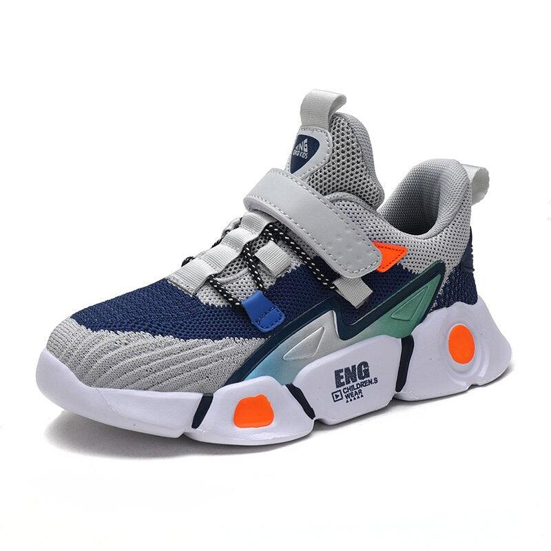 "Nouvelles chaussures de sport pour enfants : baskets garçon/fille printemps mode" 2897 blue