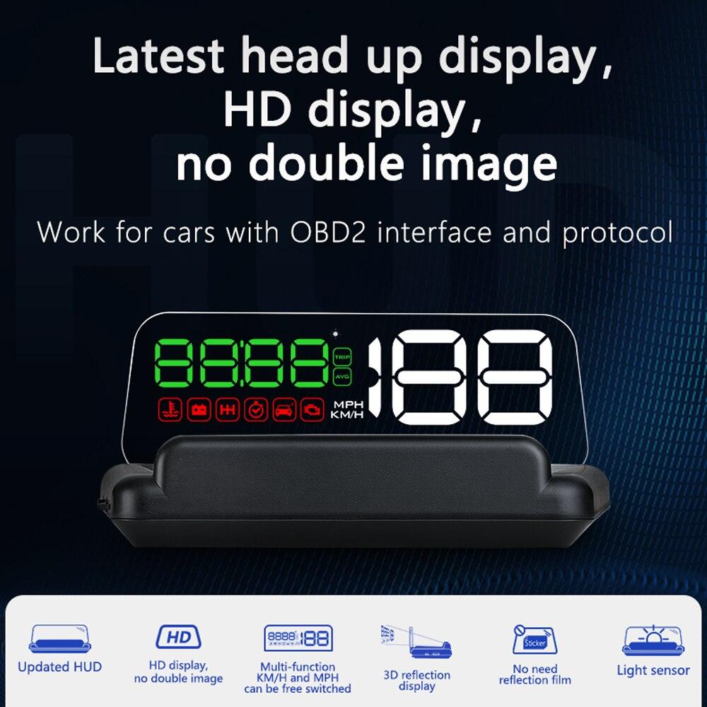 OBDHUD C100 - Affichage Tête Haute OBD2 pour Voiture
