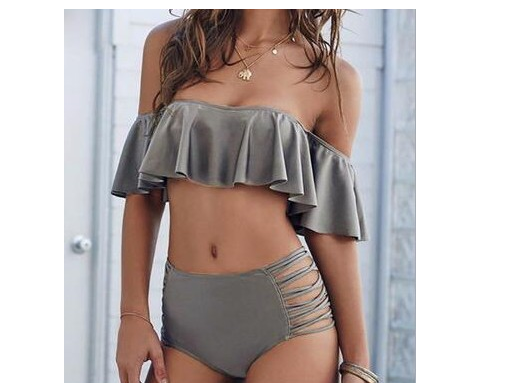 "Obtenez le nouveau maillot de bain à une épaule et taille haute chez AOMshop"