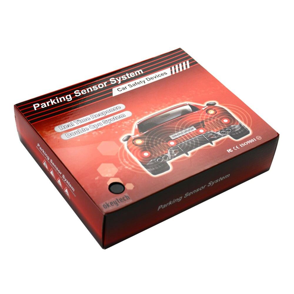 OkeyTech 8 Sensors Parking Sensor - Aide au stationnement avec radar de recul pour voiture