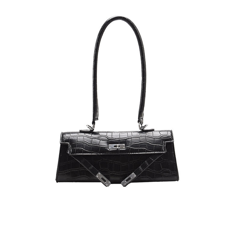 "One-shoulder Armpit Bag : tendance et pratique - AOMshop" Black