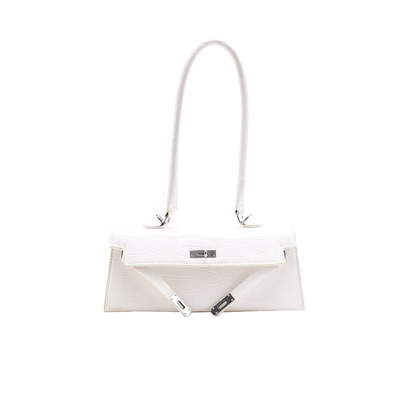 "One-shoulder Armpit Bag : tendance et pratique - AOMshop" White