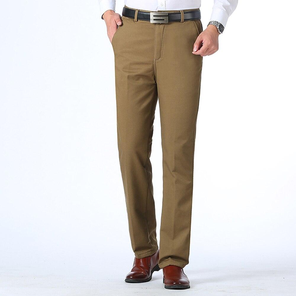 Pantalon en coton noir pour homme -