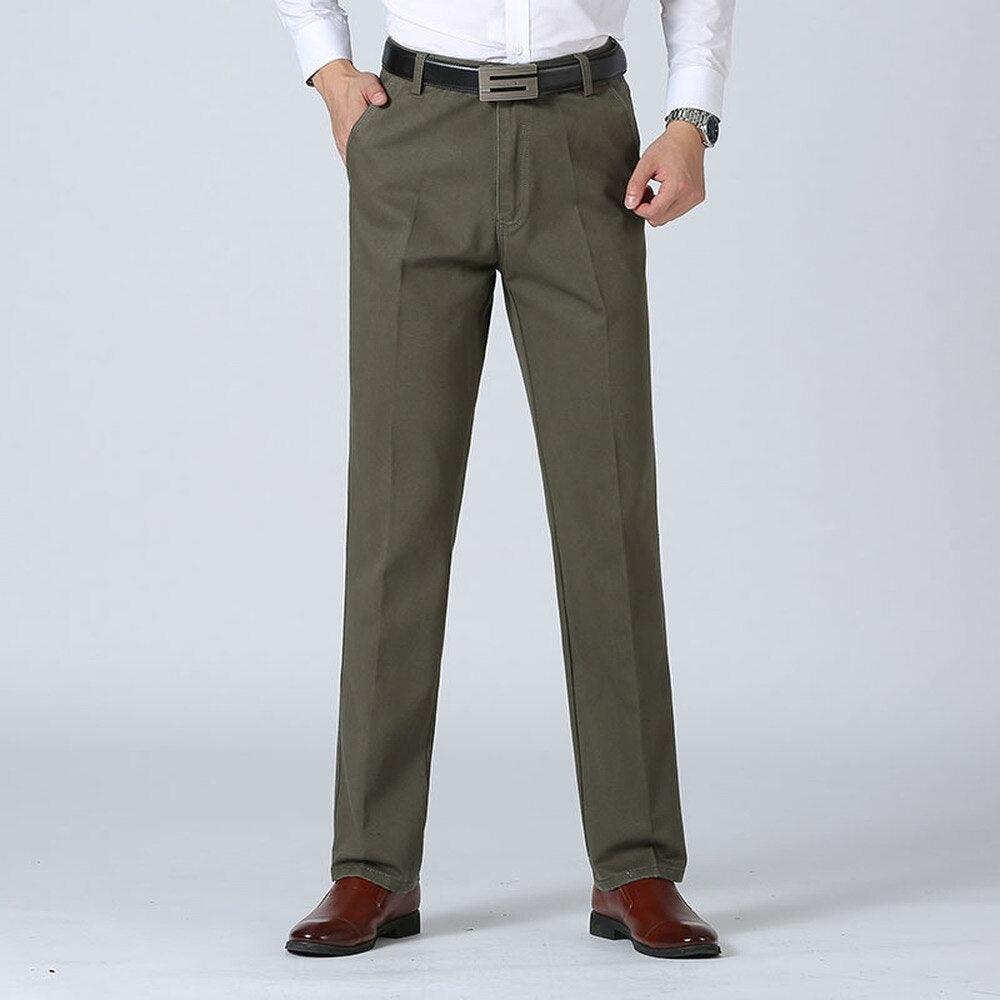 Pantalon en coton noir pour homme -