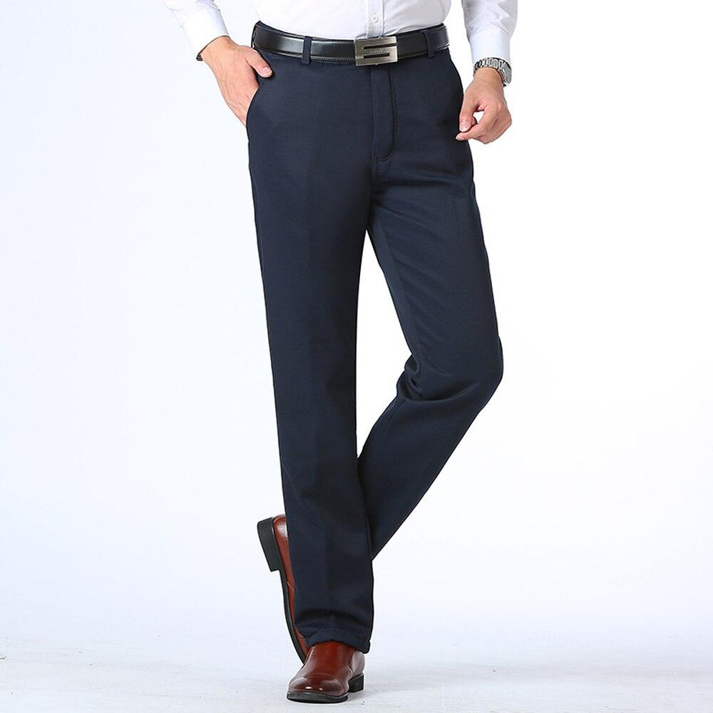 Pantalon en coton noir pour homme -